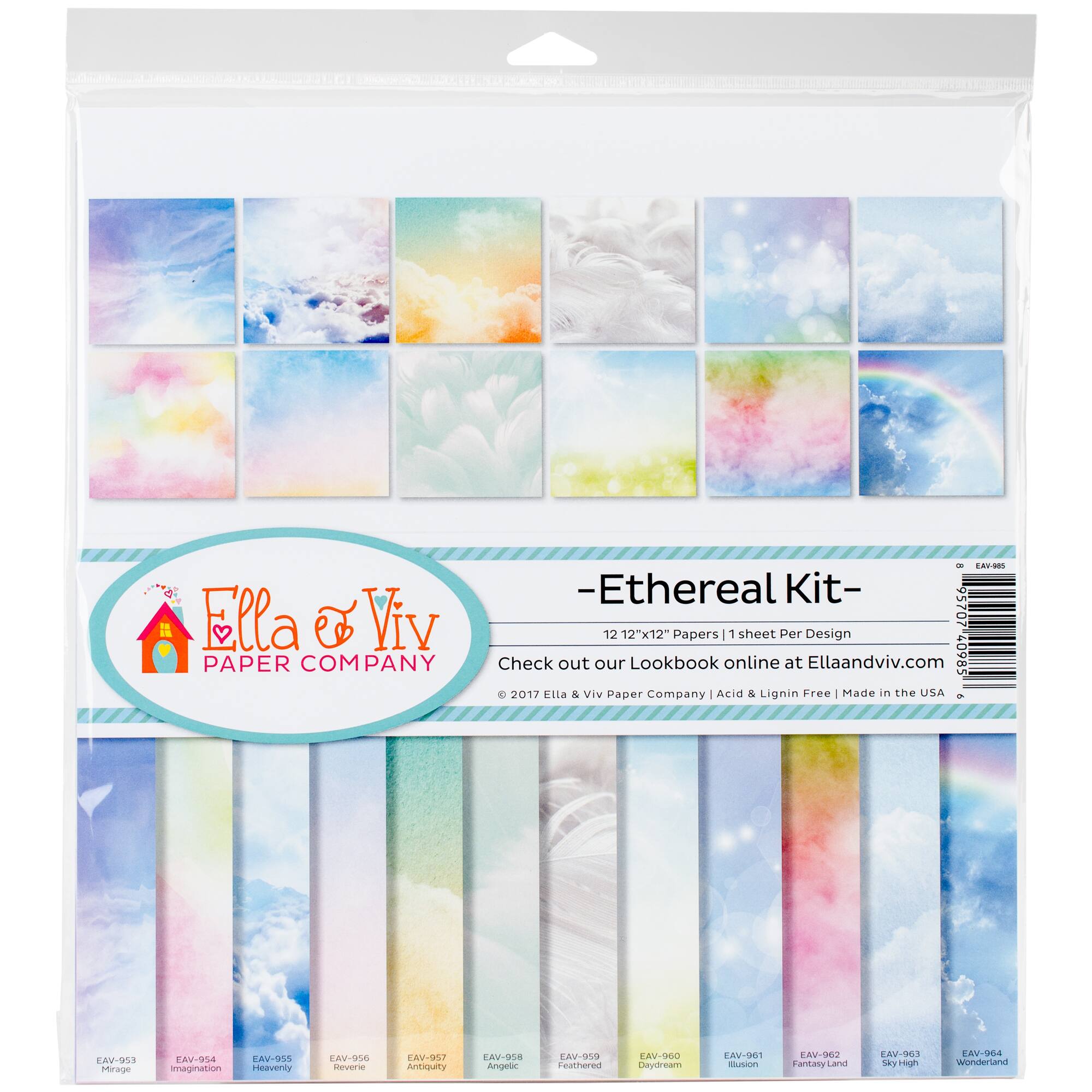 Ella & Viv Collection Kit 12"X12"-Ethereal